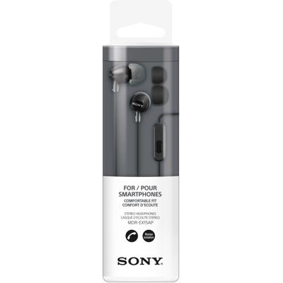 Sony Mdr-Ex15Ap In-Ear-Hoofdtelefoon (Met Headsetfunctie, Geïntegreerde Microfoon) Zwart