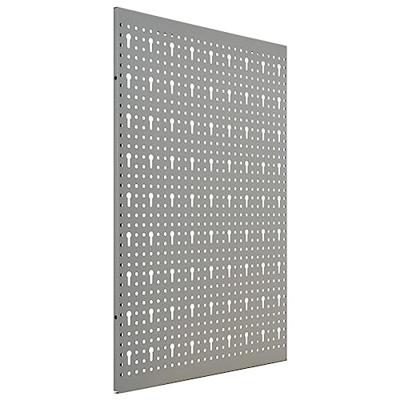 Gaatjespaneel wandgemonteerd 3 st 40x58 cm staal