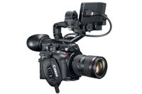 Canon EOS C200 EF-mount Cinema Camera with grip, viewfinder and monitor - thumbnail