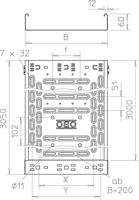 OBO Bettermann 6047654 Kabelgoot (l x b x h) 3 m x 300.00 mm x 60.00 mm 3 m - thumbnail