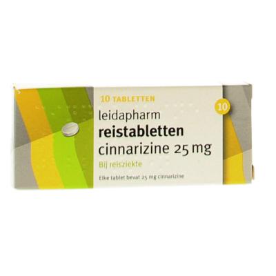 Leidapharm Reistabletten Cinnarizine 25 mg Tabletten