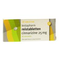 Leidapharm Reistabletten Cinnarizine 25 mg Tabletten - thumbnail