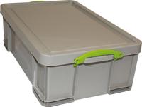 Really Useful Box opbergdoos 50 liter, gerecycleerd, grijs - thumbnail
