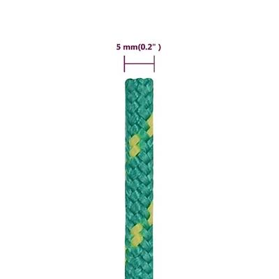 VidaXL Boottouw 5 mm 100 m polypropyleen groen