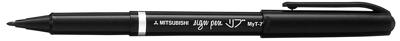Uni-ball fineliner Sign Pen, 1mm, zwart Uni-ball fineliner Sign Pen, 1mm, zwart