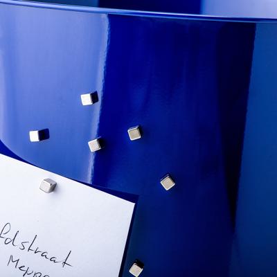 Trendform Magnet Kubiq - zilver - set van 10 stuks
