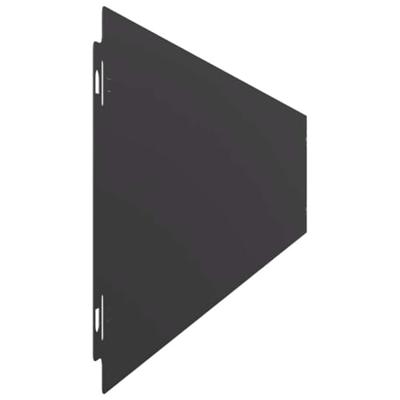 Gazonranden 10 st 15x103 cm koudgewalst staal zwart