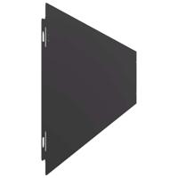 Gazonranden 10 st 15x103 cm koudgewalst staal zwart - thumbnail
