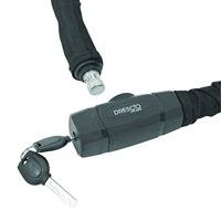 Dresco 5250208 fietsslot Zwart Kettingslot - thumbnail