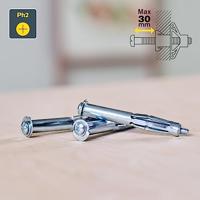 Rapid Hollewandpluggen | Ø13x65 | Voor 18-32 mm plaatdikte | 50kg draagkracht | 10 stuks in een doos - 5001554 - thumbnail