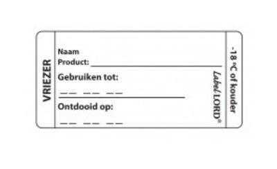 Daymark Etiket labellord vriezer (250 stuks)