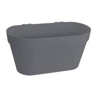 Elho Pot loft urban wall duo 28cm antraciet - thumbnail