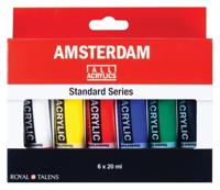 Amsterdam All Acrylics Amsterdam • standard series acrylics algemene selectie set 6x20ml - thumbnail