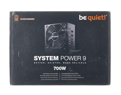 BeQuiet System Power 9 CM PC-netvoeding 700 W ATX 80 Plus Bronze - thumbnail