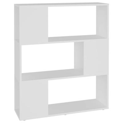 VidaXL Boekenkast/kamerscherm 80x24x94 cm bewerkt hout wit VidaXL Boekenkast/kamerscherm 80x24x94 cm bewerkt hout wit