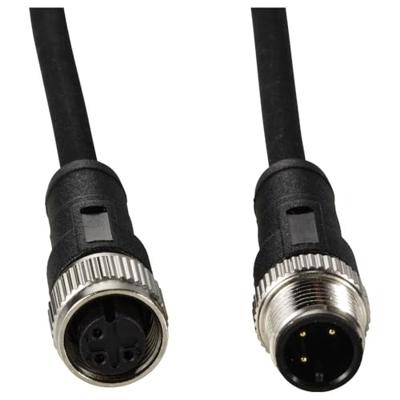 TRU COMPONENTS TC-12833104 Sensor/actuator verlengkabel M12 Aantal polen (sensoren): 3 Stekker (recht) op koppeling (recht) 2 m 1 stuk(s)