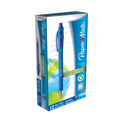 Balpen papermate flexgrip ultra m blauw