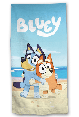 Bluey strandlaken beach 70 x 140 cm blauw Bluey strandlaken beach 70 x 140 cm blauw
