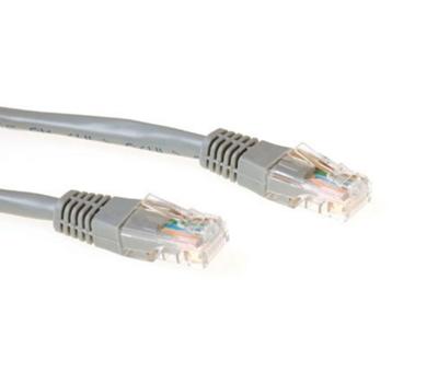 U/UTP kabel CAT5e 0,5 meter grijs