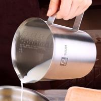 SSGP keuken koken Tool RVS studeerde meten Cups grootte: 13 * 12 5 cm 1000 ml - thumbnail