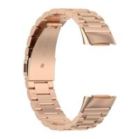 Metalen bandje - Rosé goud - Geschikt voor FitBit Charge 5 & 6 - thumbnail