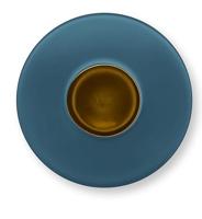 Pip Studio Vaas Metaal Blauw 32cm - thumbnail