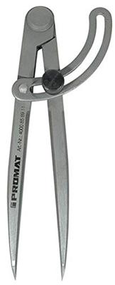 Promat/Tecwerk Puntpasser | lengte 250 mm | met stelboog - 4000858914
