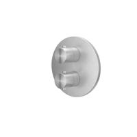 Afbouwdeel IVY Concord Inbouwthermostaat 2-Weg Met Rond Rozet Geborsteld RVS316 - thumbnail