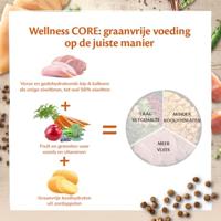 Wellness CORE Sterilised Original, kalkoen & kip, 4 kg, droog kattenvoer voor gesteriliseerde katten, geen toegevoegde suikers, graanvrij, met hoog vleesgehalte, voorkomt haarballen - thumbnail