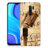 Xiaomi Redmi 9 | Siliconen hoesje | met foto Bladmuziek - thumbnail