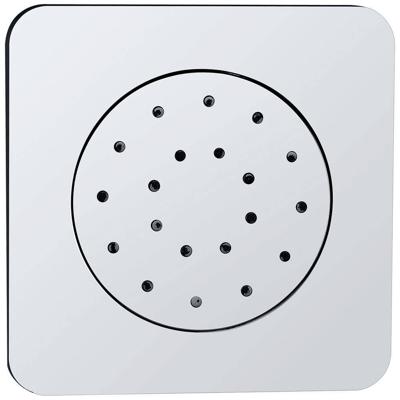 Inbouw Verstelbare Zijdouche Vierkant 135 mm Abs Chroom Aqua Splash