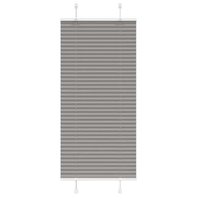 VidaXL Plissé rolgordijn 65x150 cm stofbreedte 64,4 cm antraciet VidaXL Plissé rolgordijn 65x150 cm stofbreedte 64,4 cm antraciet