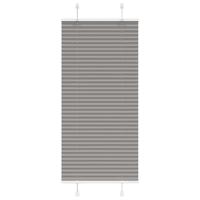 VidaXL Plissé rolgordijn 65x100 cm stofbreedte 64,4 cm antraciet - thumbnail