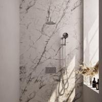 Chrome Carving thermostatische inbouw regendouche SET 69 - thumbnail