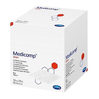 Medicomp Drain 7,5x7,5cm 6l.st25x2 P/s