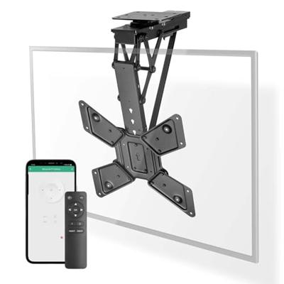 Gemotoriseerde TV-plafondbeugel | 23 - 65 " | Maximaal schermgewicht: 30 kg | Draaibaar | Kantelbaar | Minimale plafondafstand: 140 mm | Afstandbestuurbaar | Staal | Zwart - thumbnail