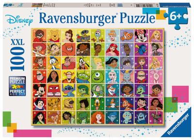 Ravensburger puzzel 100 XXL stukjes Disney multi character