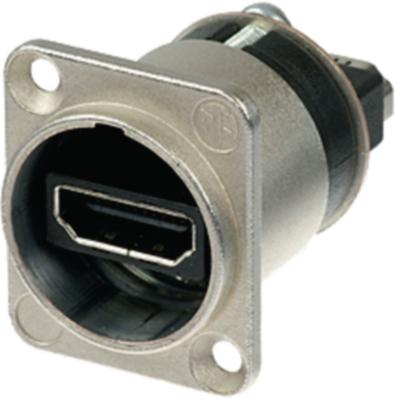 Neutrik NAHDMI-W HDMI doorvoer chassisdeel zilver Neutrik NAHDMI-W HDMI doorvoer chassisdeel zilver