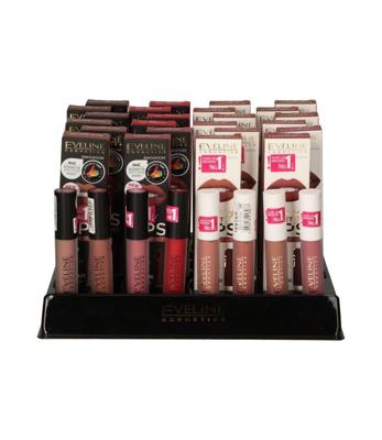 Eveline oh! my lips liquid matt lipstick & lipliner display diverse 32 stuks