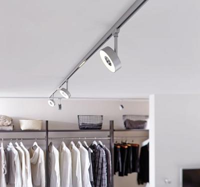 Paulmann Circle 230V-railsysteem lamp URail 5 W LED Chroom (mat) Paulmann Circle 230V-railsysteem lamp URail 5 W LED Chroom (mat)