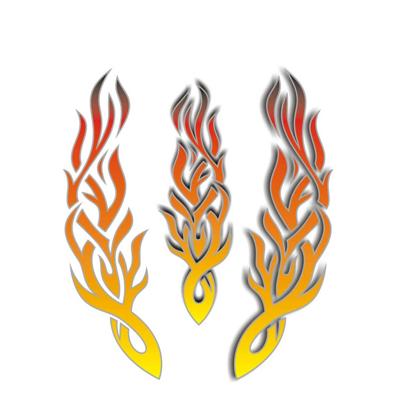 Stickerset tribal vlammen