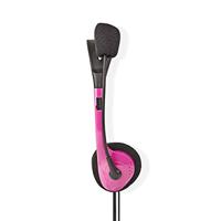 PC-Headset | On-Ear | 2x 3,5 mm Connectoren | 2,0 m | Roze - thumbnail