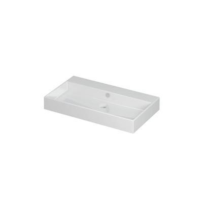 INK Unlimited Wastafel Porselein Zonder Kraangat - 800x450x110 mm - Glans Wit