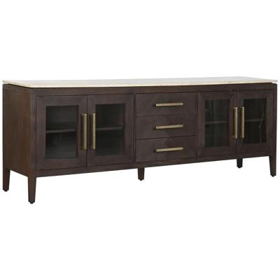 Dressoir Home ESPRIT Marmer Mangohout 200 x 40 x 70 cm