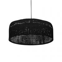 BePureHome Construct Hanglamp - Bamboe - Zwart - 30x65x65 - thumbnail