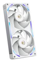 NZXT f240x rgb case fans (wit, 2 stuks, 240 x 120 x 30 mm, pwm) - thumbnail