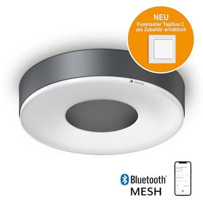 Steinel 078782 INNENLEUCHTE RS 200 SC LED-plafondlamp met bewegingsmelder LED LED vast ingebouwd 17.1 W Antraciet-grijs