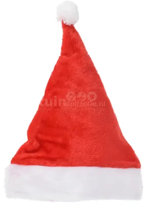 Kerstmuts Rood en Wit 40cm 1st Kerstmuts Rood en Wit 40cm 1st