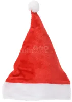 Kerstmuts Rood en Wit 40cm 1st - thumbnail