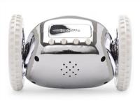 NeXtime - CLOCKY - Wekker op wielen - Extra luid alarm voor diepe - thumbnail